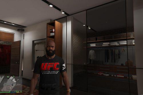 Black UFC T-shirt for Franklin